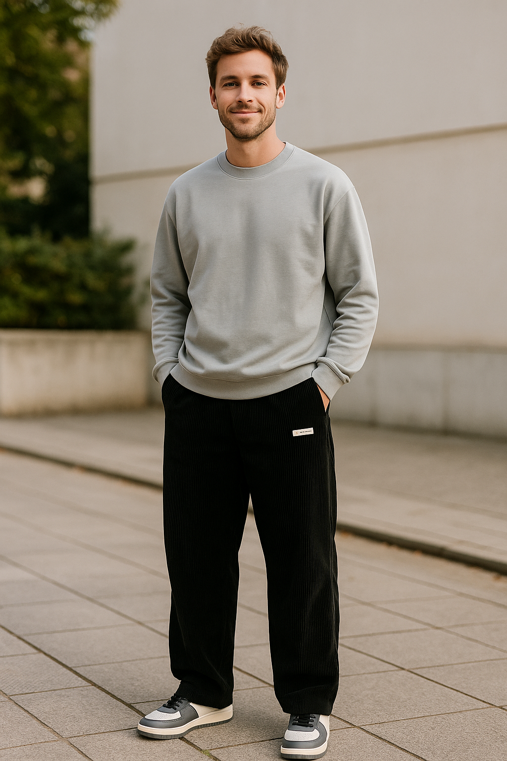 Heren Wijde Sweatpants, Losse Pasvorm Lange Broek Met Middelhoge Taille, Lichtgewicht Casual Stijl | VIQA VIQA© NEDERLAND