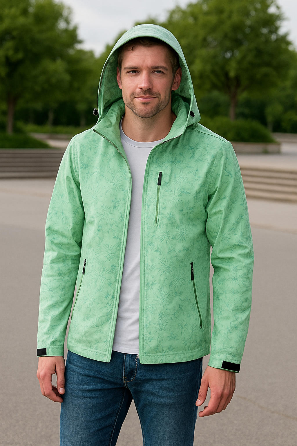 Heren Outdoor Jack, Lichtgewicht Windjack Met Zakken Winter Klimmen Jas | VIQA VIQA© NEDERLAND