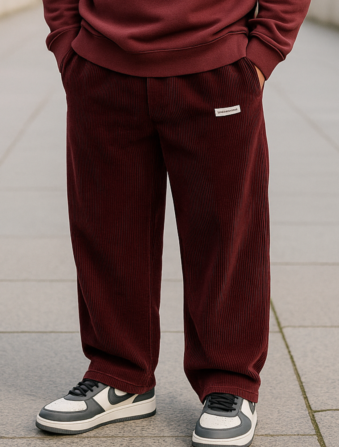 Heren Wijde Sweatpants, Losse Pasvorm Lange Broek Met Middelhoge Taille, Lichtgewicht Casual Stijl | VIQA VIQA© NEDERLAND