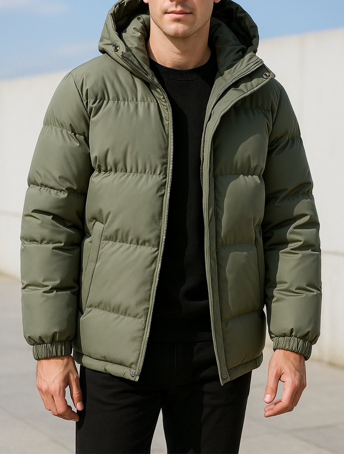 Heren Parka Jas Met Capuchon, Dikke Katoen Gewatteerde Winterjas, Casual Warme Streetwear | VIQA VIQA© NEDERLAND