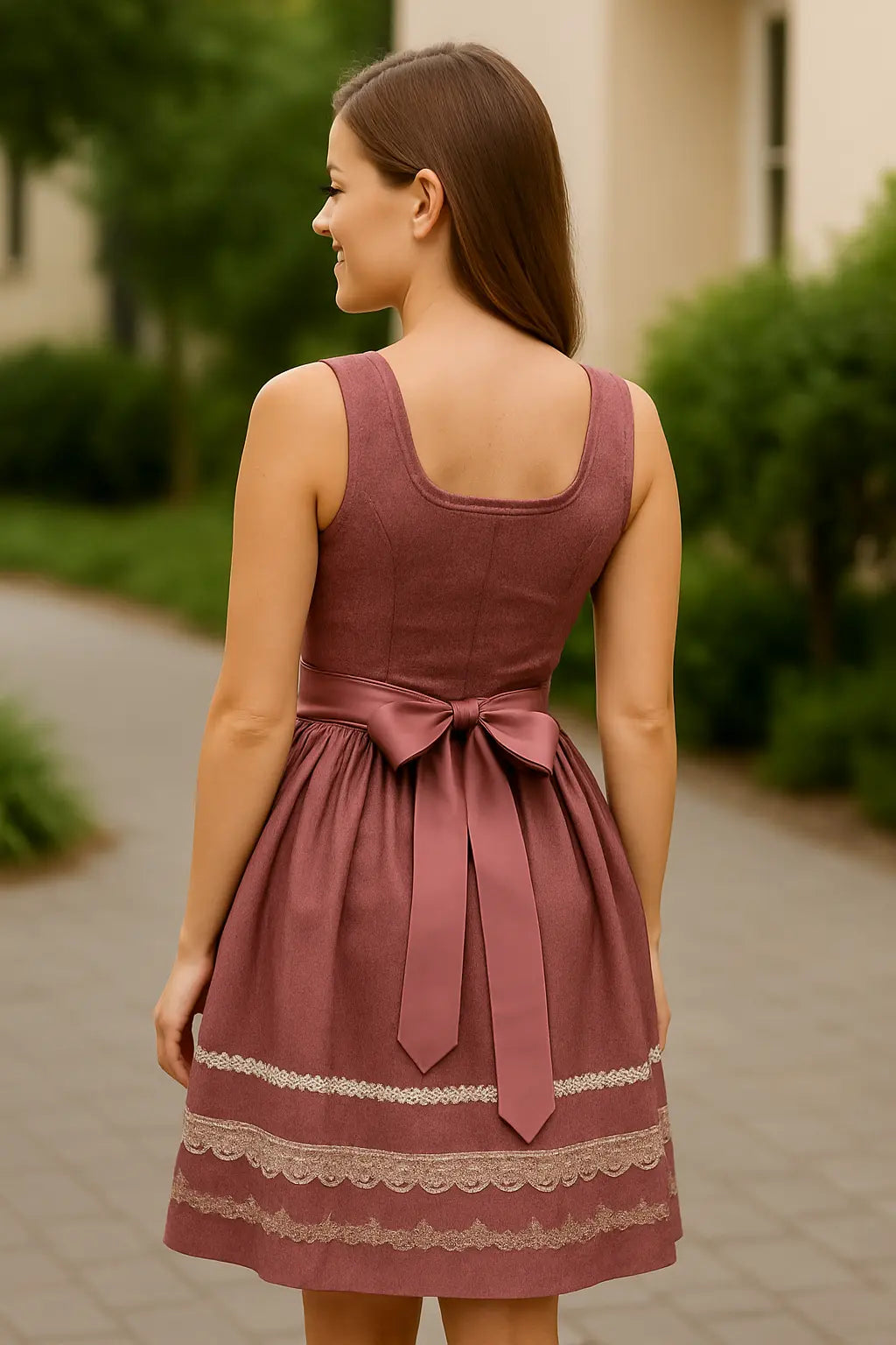 Dirndl-Jurk Voor Dames, Oktoberfest Beierse Midi-Kostuum Met Schort, Traditionele Bieroutfit | VIQA VIQA© NEDERLAND