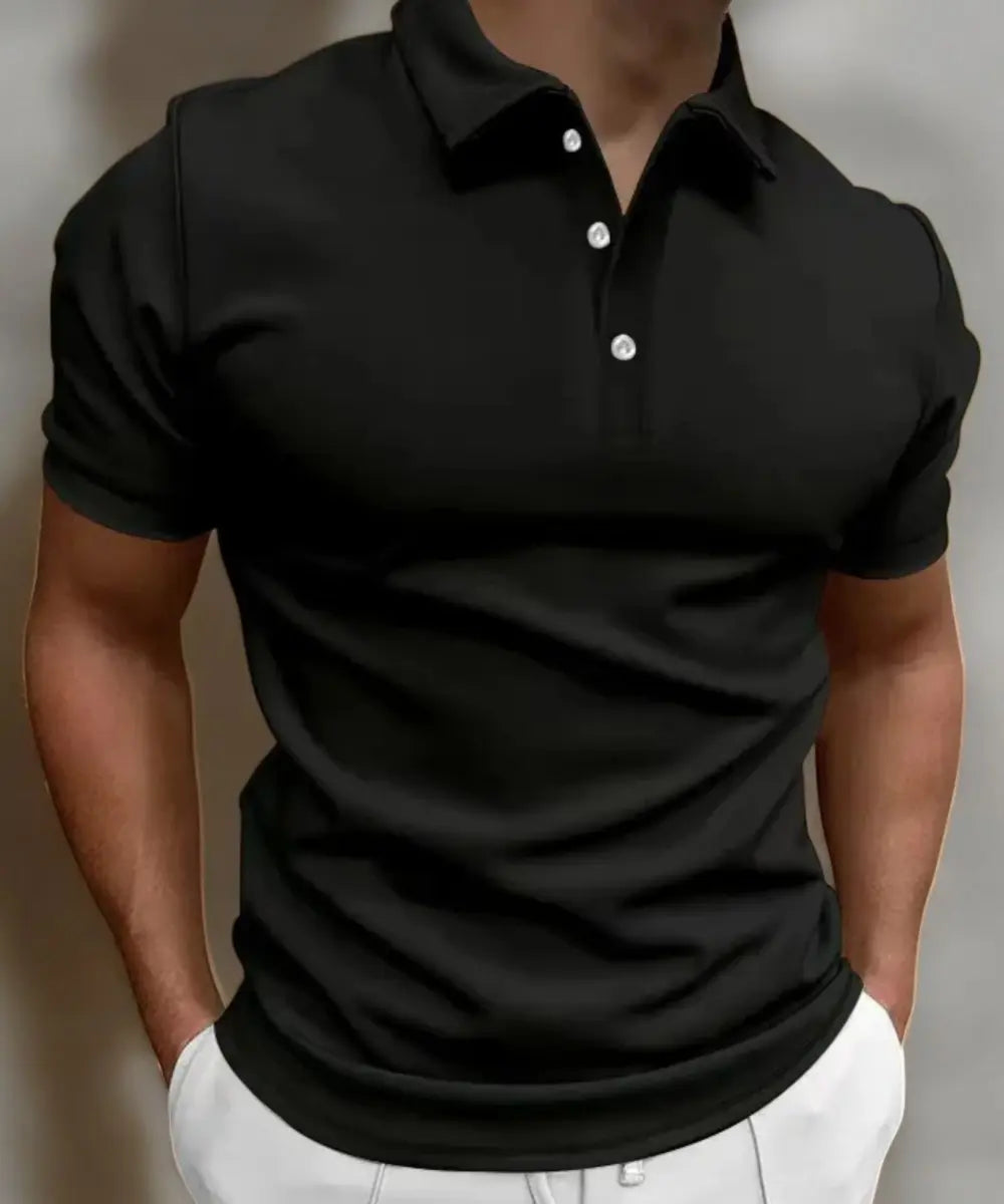 Clyde Zomer Ademend Herenpolo VIQA© NEDERLANDZwart-2XL