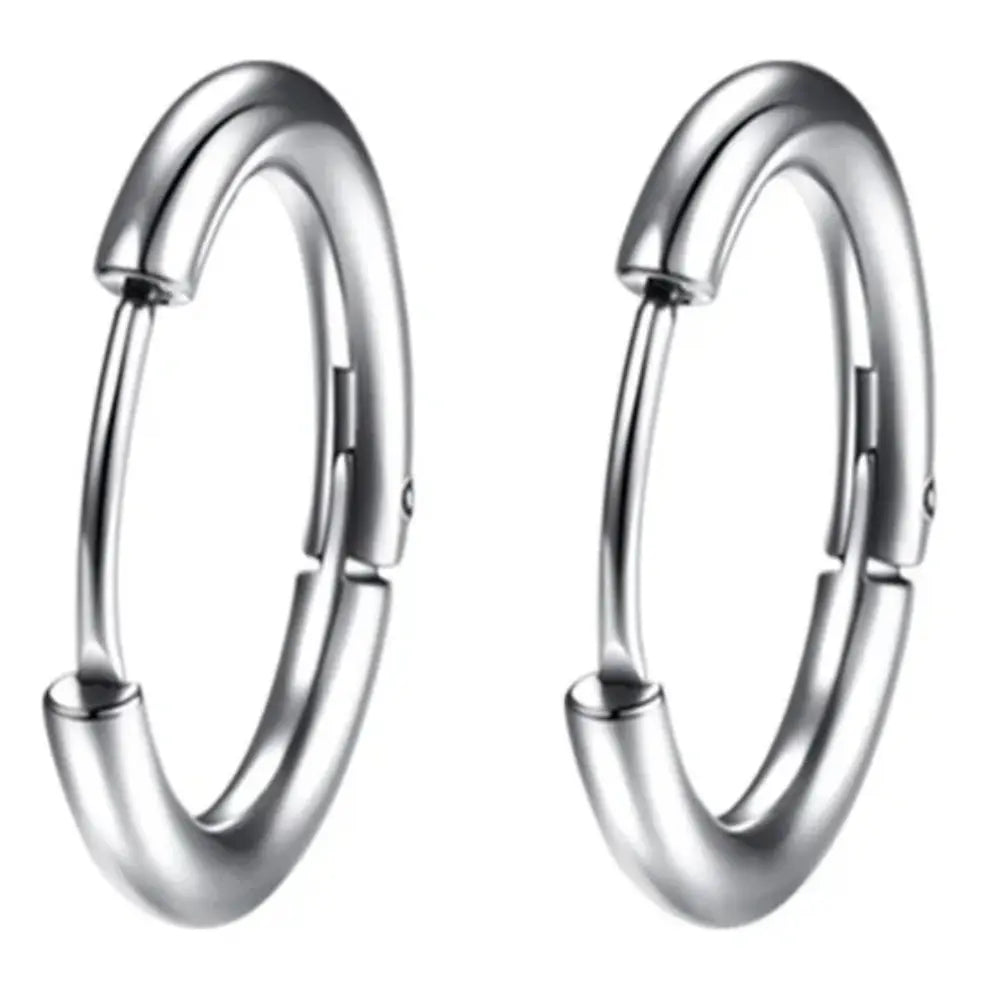 Unisex Roestvrij Stalen Hoepel Oorbel Studs VIQA© NEDERLAND