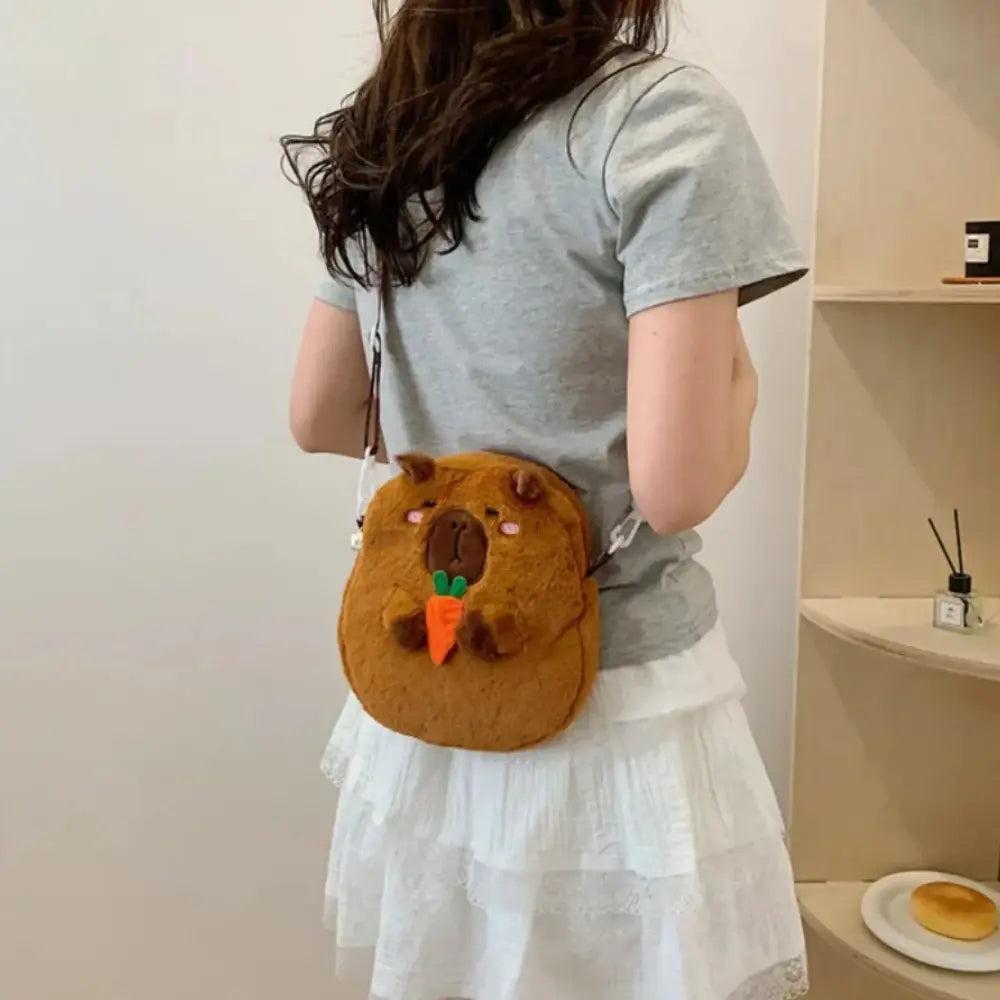 Grote Capibara Pluche Schoudertas VIQA© NEDERLAND