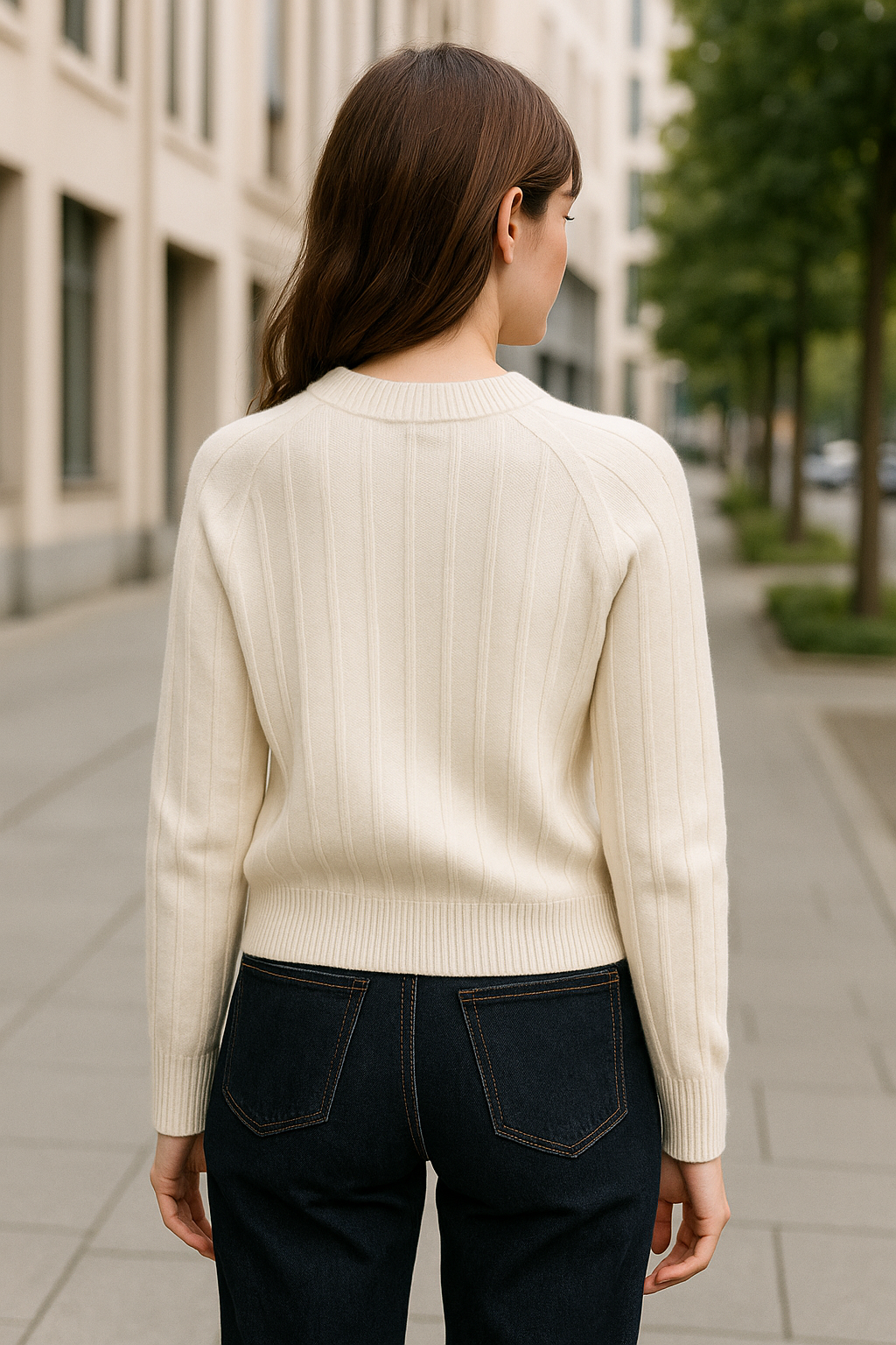 Losse Dames Breigoed Trui, Korte Pullover Met Ronde Hals, Casual Winter-Herfsttop Met Lange Mouwen | VIQA VIQA© NEDERLAND