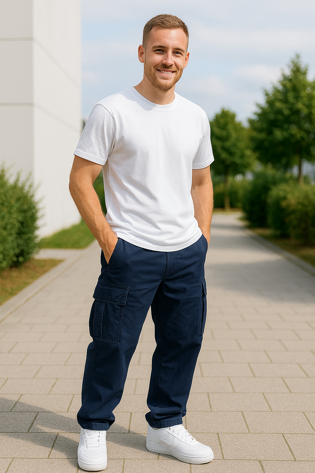 Werkbroeken Voor Heren, Losse Rechte Casual Broeken Met Zakken | VIQA VIQA© NEDERLAND