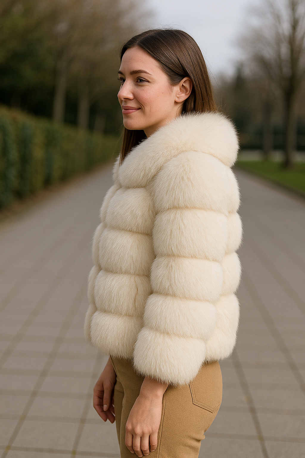 Echte Vossenbontjas Voor Dames, Luxe Winterwarme Dikke Bontjas Voor Dames | VIQA VIQA© NEDERLAND
