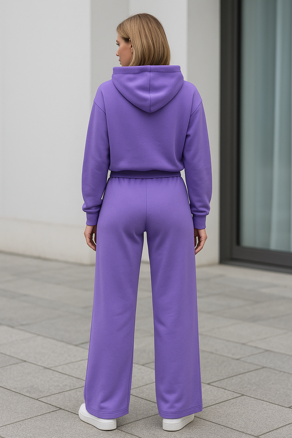 Hoodie Voor Dames, 2-Delige Set, Effen Gekleurde Casual Joggingpak Voor Herfst En Winter | VIQA VIQA© NEDERLAND