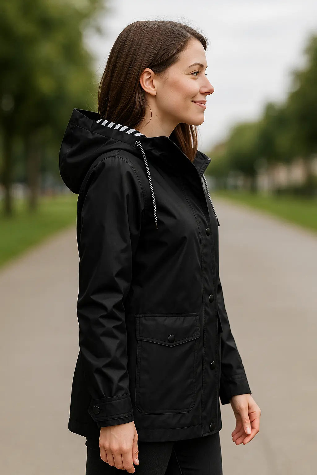 Damesjack Met Capuchon, Casual Jack Met Ritssluiting En Zakken, Loszittende Outdoor Streetwear | VIQA VIQA© NEDERLAND