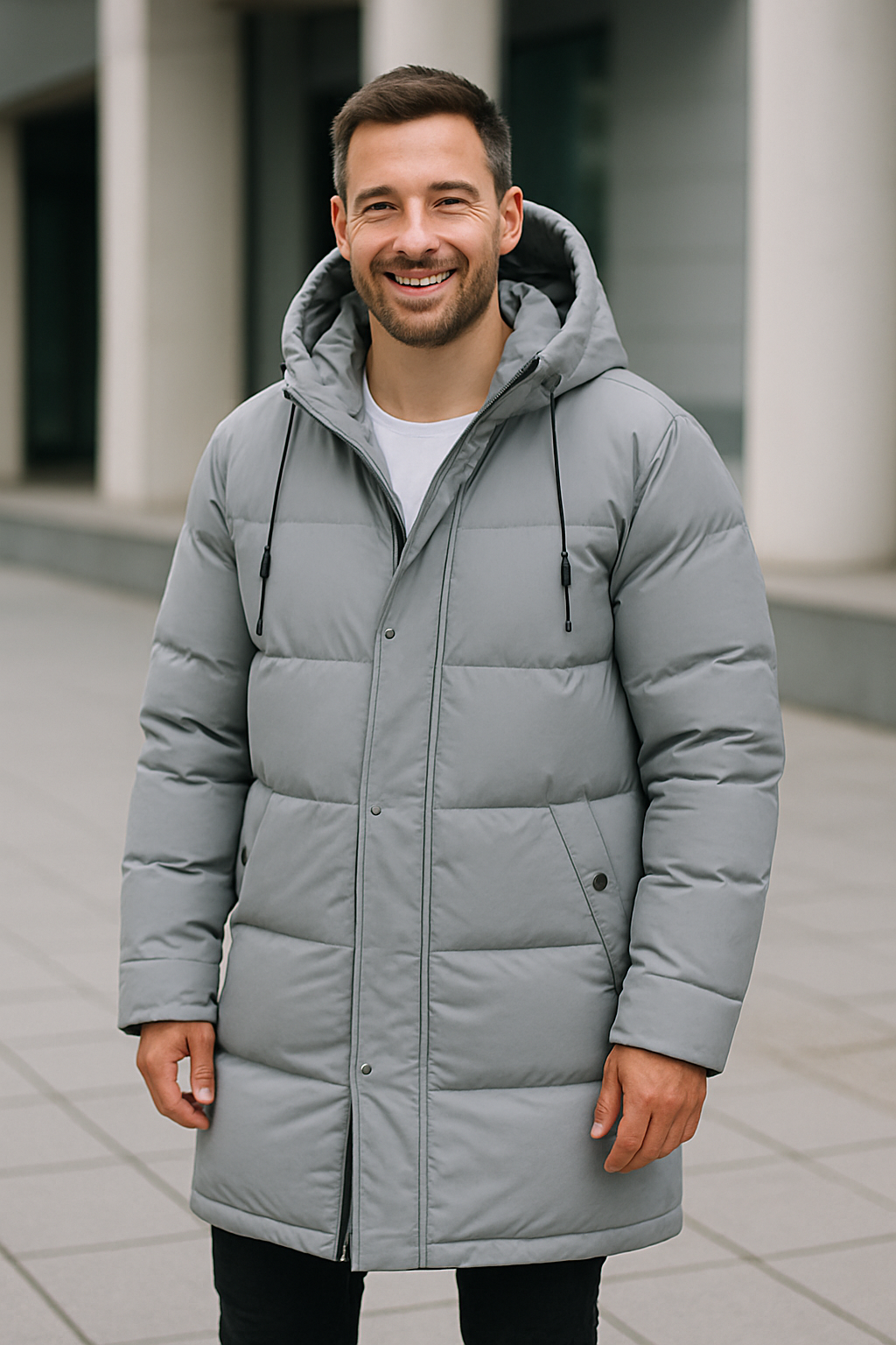 Heren Lange Parka Puffer Jas, Dikke Winter Warme Donsjas Streetwear | VIQA VIQA© NEDERLAND
