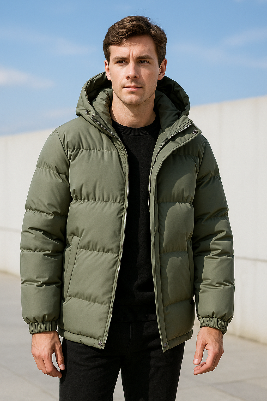 Heren Parka Jas Met Capuchon, Dikke Katoen Gewatteerde Winterjas, Casual Warme Streetwear | VIQA VIQA© NEDERLAND