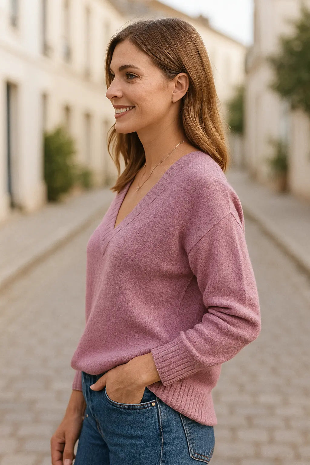 Dames Casual Gebreide Trui, Loszittende Trui Met Lange Mouwen, Winter Vintage Gebreide Top | VIQA VIQA© NEDERLAND