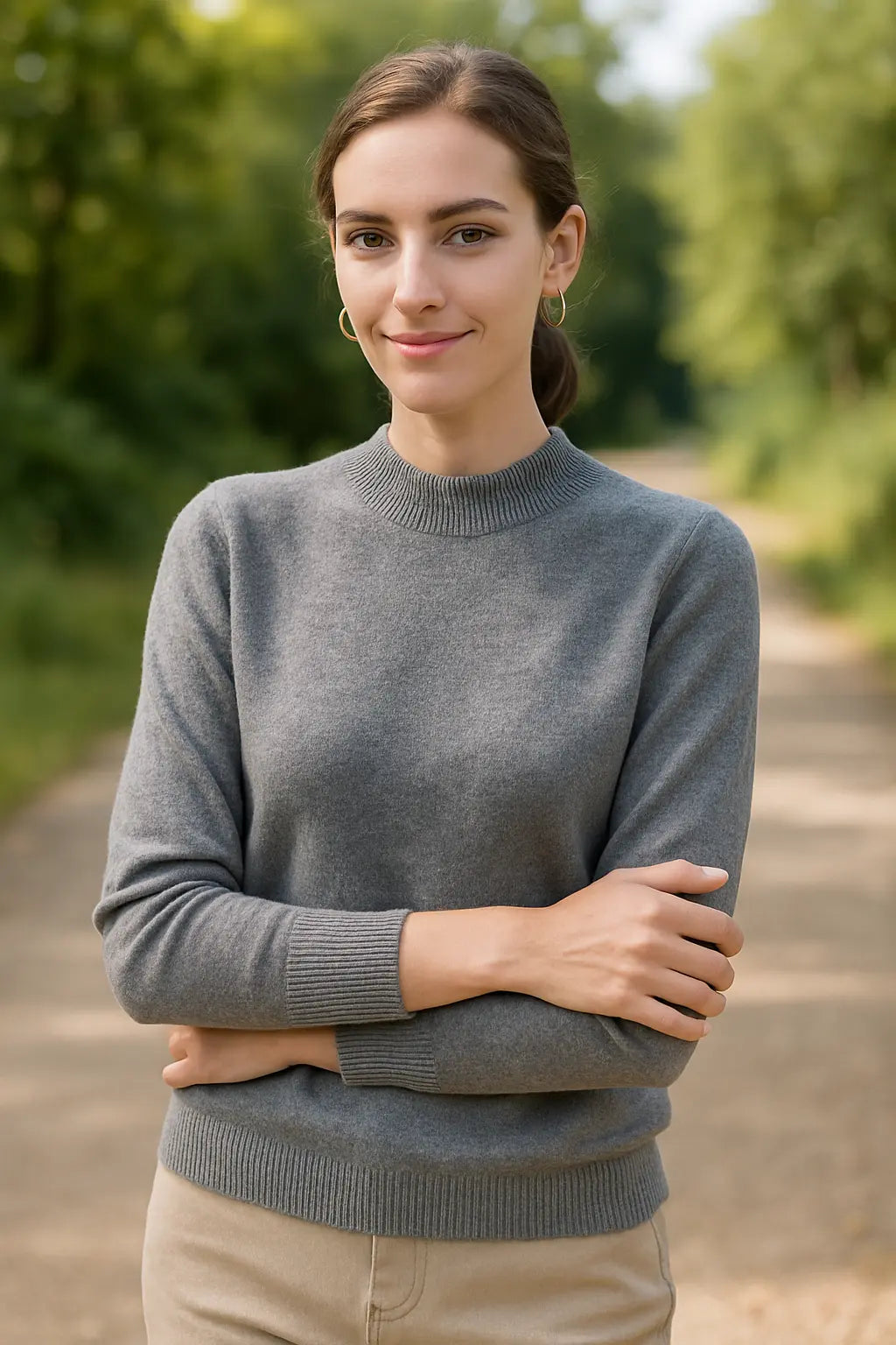 Damestrui Van Merinowol, Gebreide Trui, Lage Hals En Kasjmier-Gevoel Winter Top | VIQA VIQA© NEDERLAND
