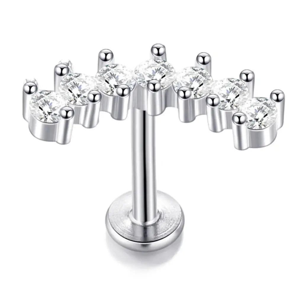 Dames Oorbel Met Bloem Tragus Piercing VIQA© NEDERLAND