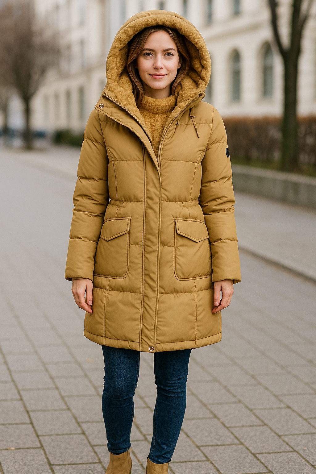 Dames Winterjas Met Capuchon, Dikke, Warm Gevoerde Jas, Lichtgewicht Regenjas | VIQA VIQA© NEDERLAND