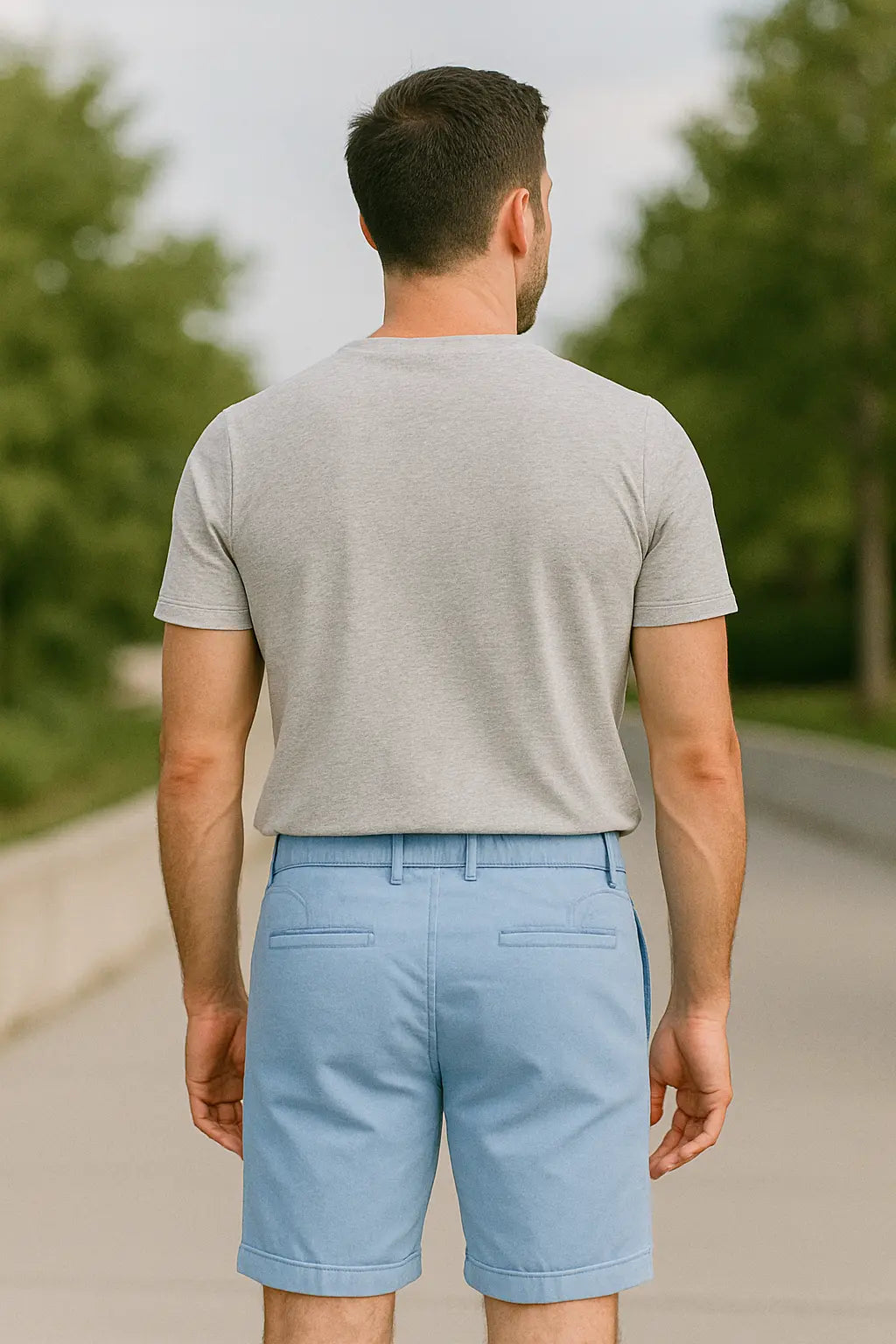 Heren Katoenen Shorts, Elastische Taille Korte Broek, Casual Hoge Kwaliteit Zomer Kleding | VIQA VIQA© NEDERLAND