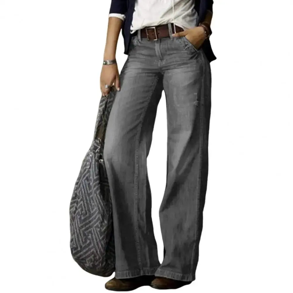 Damesjeans Met Mid Waist Retro Multipocke VIQA© NEDERLAND