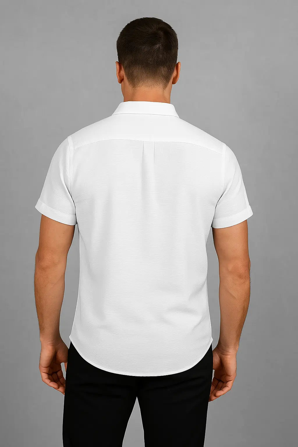 Nico Heren Zomer Ademend Linnen Overhemd Met Knoopsluiting VIQA© NEDERLAND