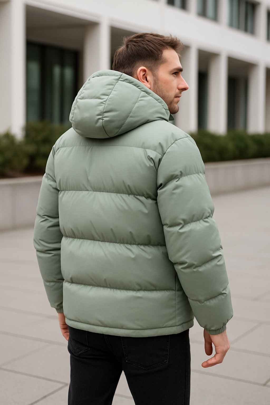 Heren Pufferjas, Dikke Warme Jas Met Capuchon, Winter Losse Broodstijl Bovenkleding | VIQA VIQA© NEDERLAND