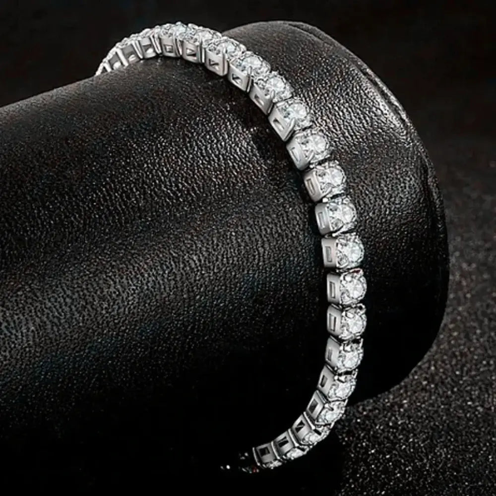 Luxe 4mm Kubische Zirkonia Kristal Armband VIQA© NEDERLAND