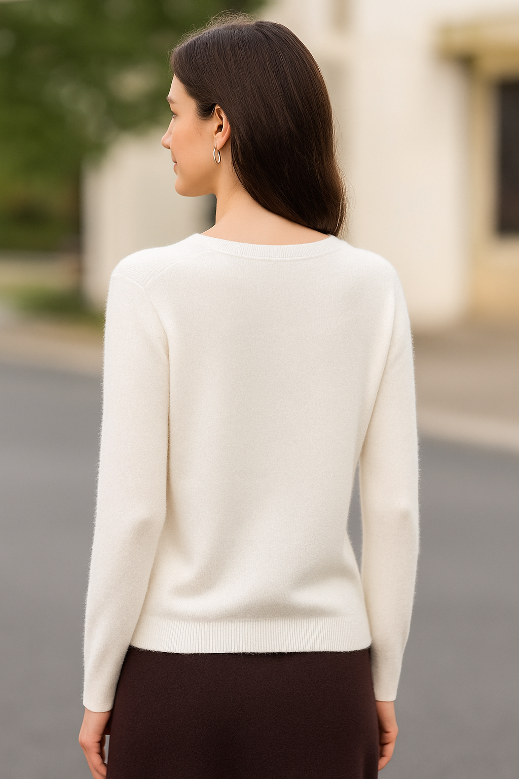 Dames Merinowollen Kardigan, Chique Zachte Gebreide Trui Met Ronde Hals Voor Herfst En Winter | VIQA VIQA© NEDERLAND