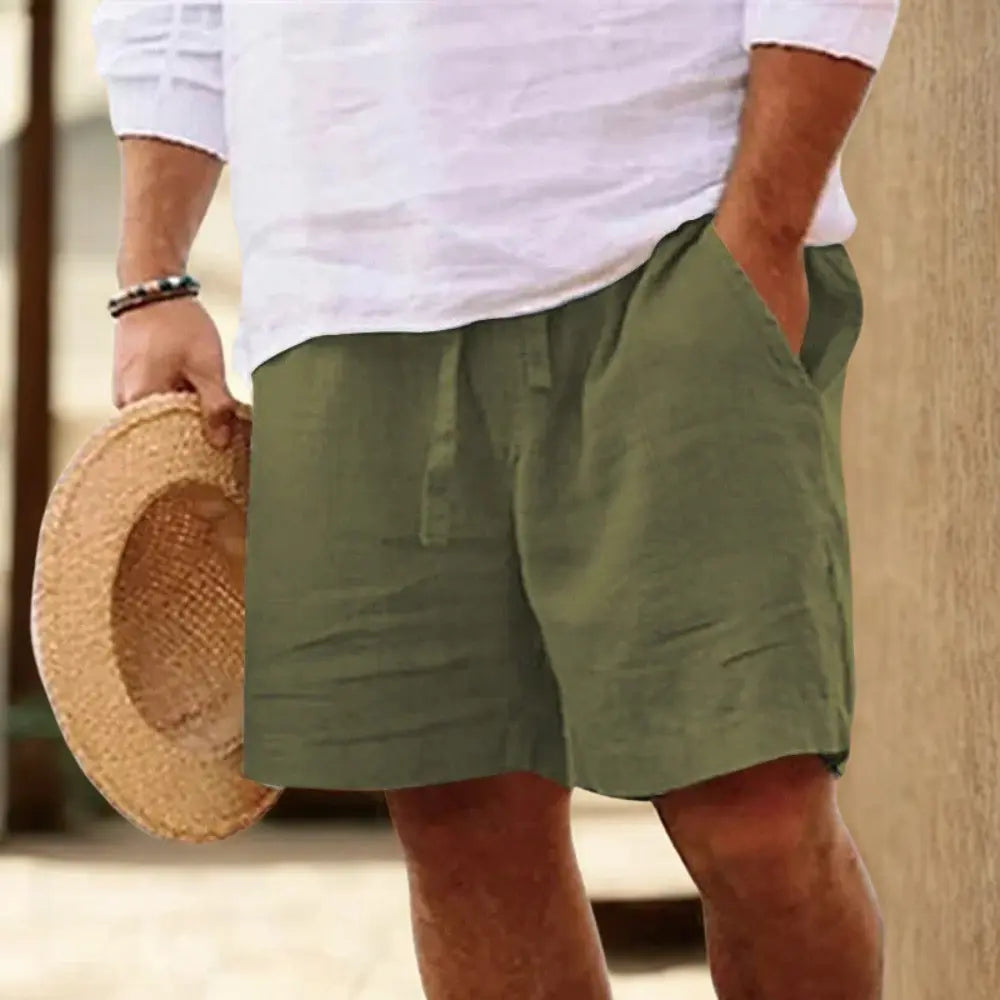 Fred Zomer Linnen Korte Broek VIQA© NEDERLANDGroen-2XL