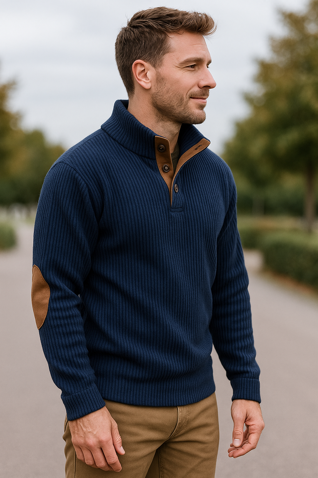 Fluwelen Hoodie Voor Heren, Casual Sweatshirt Met Ppstaande Kraag En Losse Pasvorm Voor Lente En Herfst | VIQA VIQA© NEDERLAND