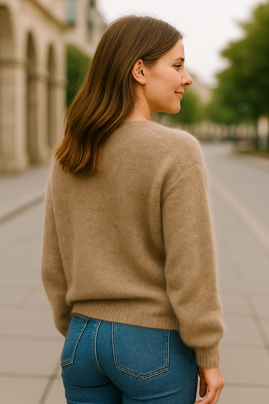 Damesvest Met V-Hals, Gebreide Trui Jas Met Lange Mouwen En Knopen, Casual Effen Jas | VIQA VIQA© NEDERLAND