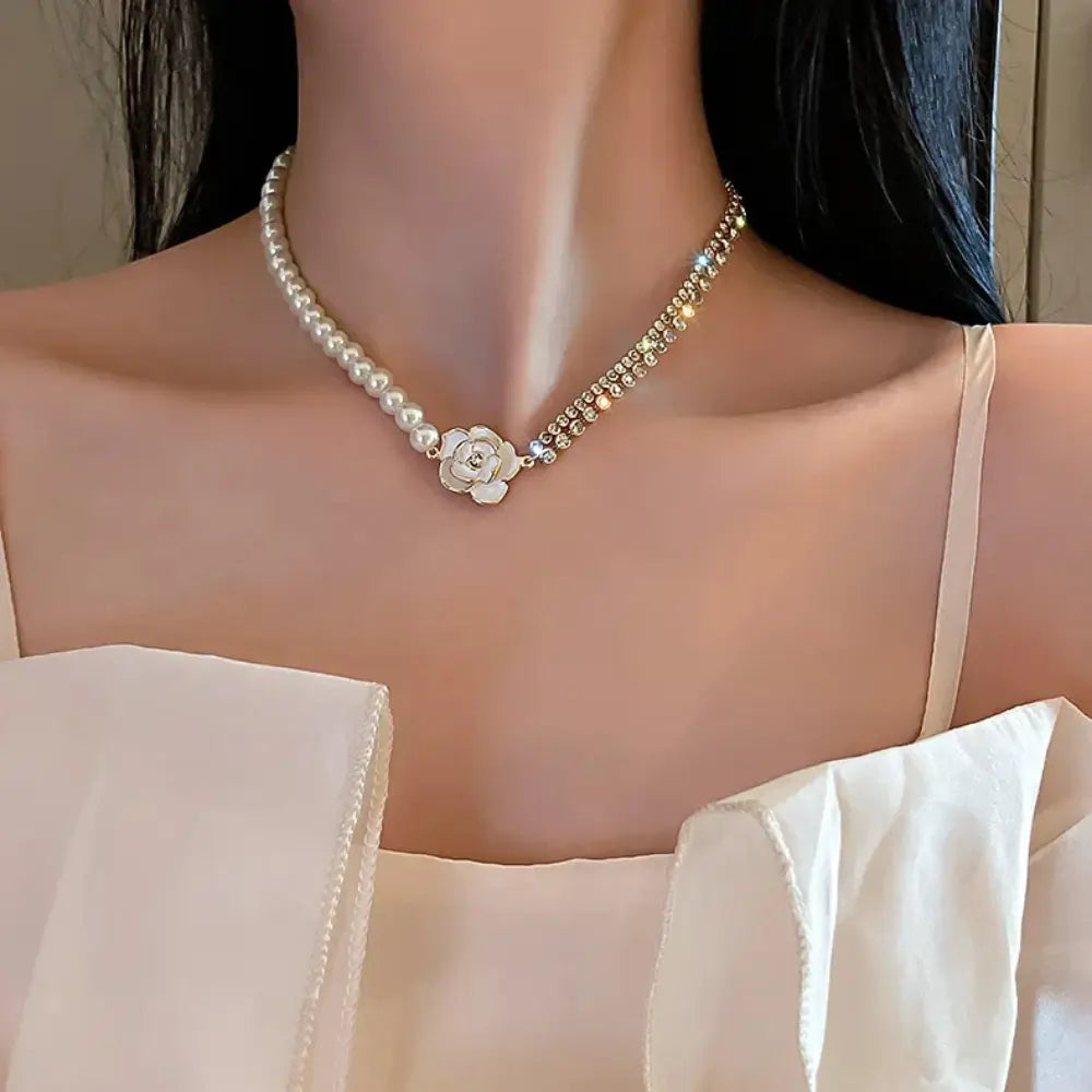 Dames Hals Parel Choker Ketting VIQA© NEDERLAND3