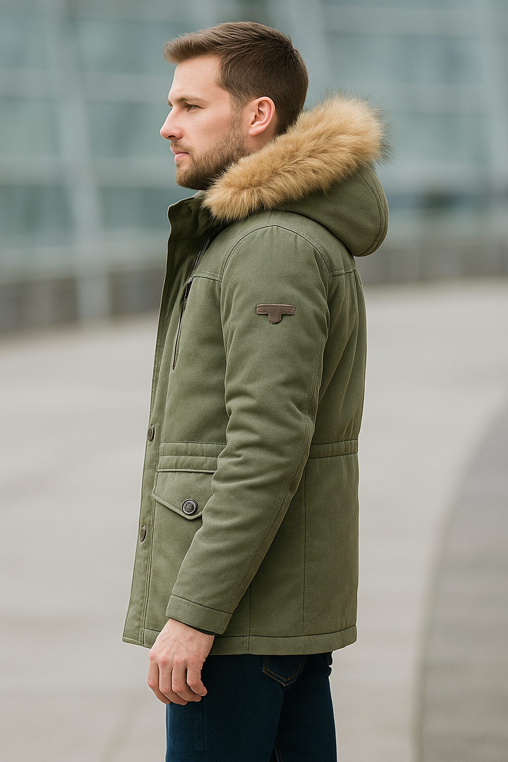 Heren Winterparka, Dikke Fluwelen Outdoorjas Met Meerdere Zakken, Warme Casual Parka | VIQA VIQA© NEDERLAND