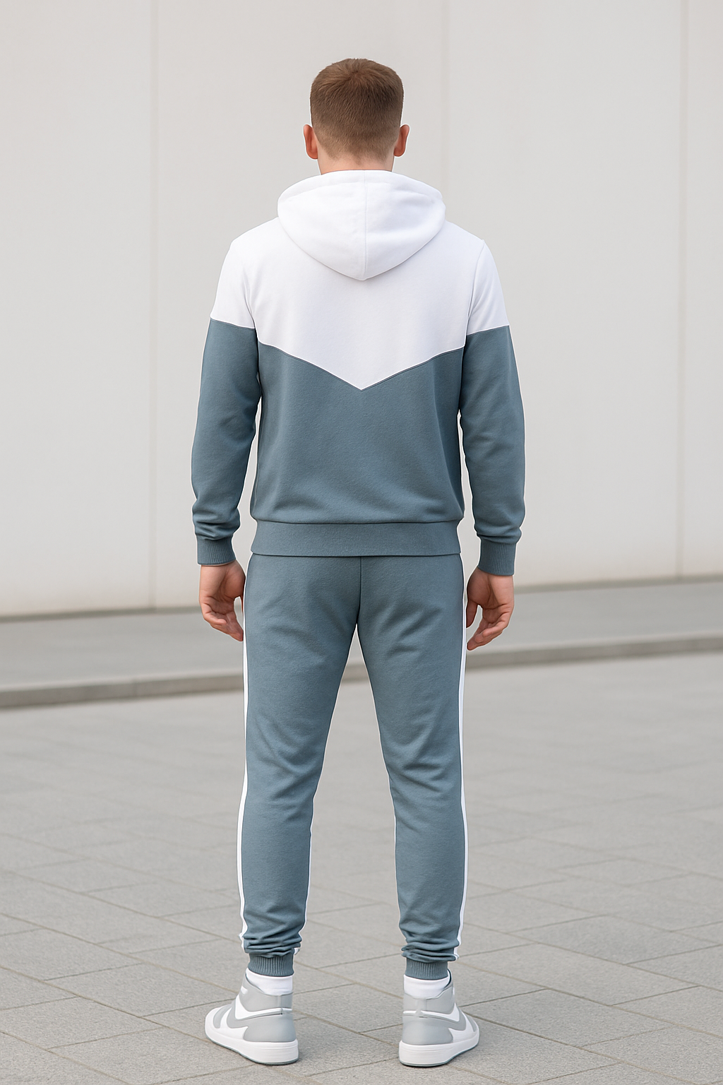 Heren Trainingspak Twee Delige set, Jas Met Capuchon En Jogger Broek, Casual Sportkleding Pak | VIQA VIQA© NEDERLAND