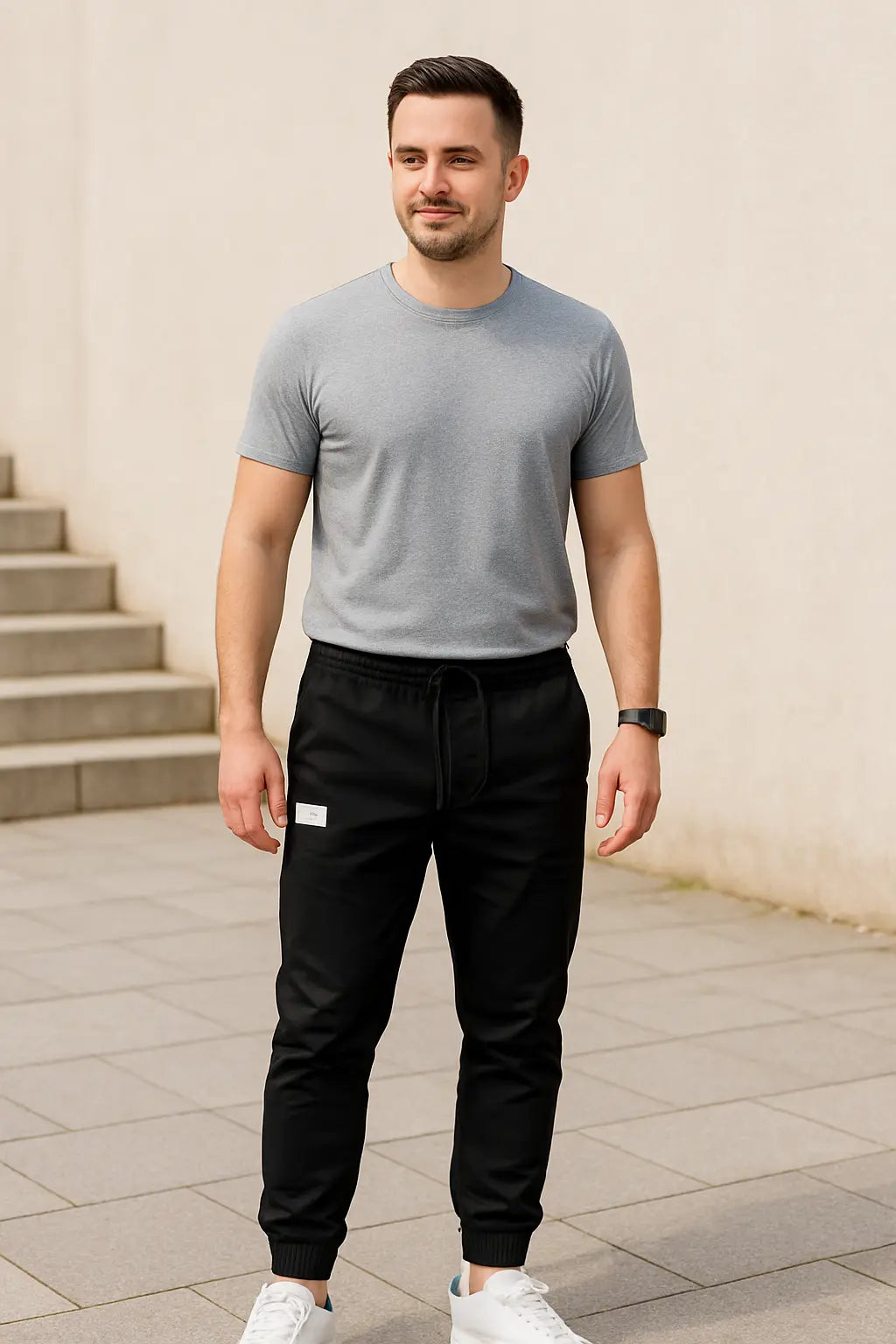 Cargobroek Voor Heren, Losse Rechte Joggingbroek Voor De Zomer, Effen Sportbroek | VIQA VIQA© NEDERLAND