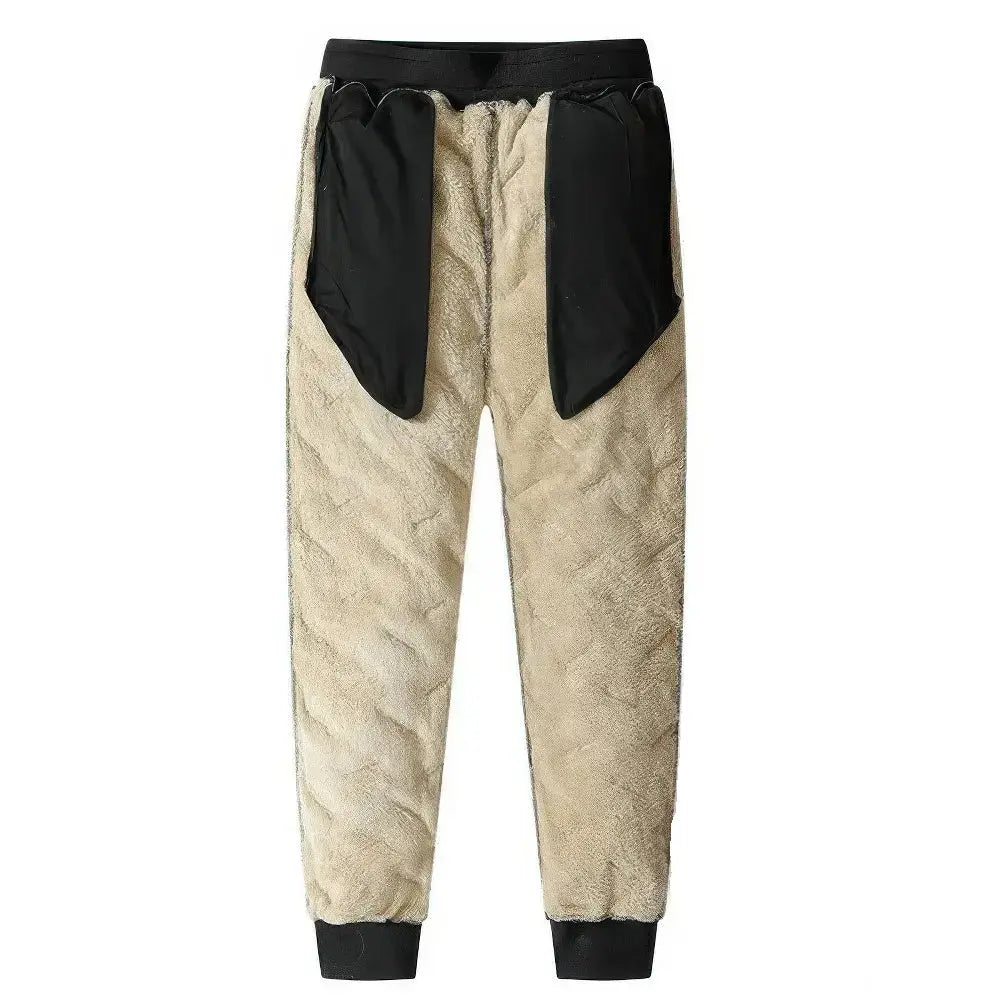 Heren Pluche Dik Fleece Gevoerd Joggingbroek VIQA© NEDERLAND