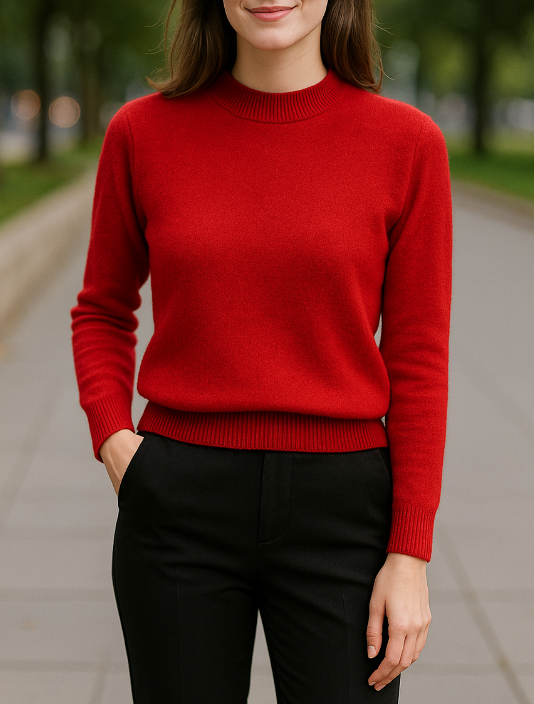 Dames Merinowollen Trui Met Hoge Kraag, Herfst En Winter Kasjmier Gebreide Pullover Top | VIQA VIQA© NEDERLAND