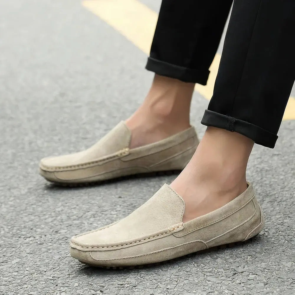 Heren Luxe Suède Comfortabel Slip-on Loafer Mules VIQA© NEDERLAND