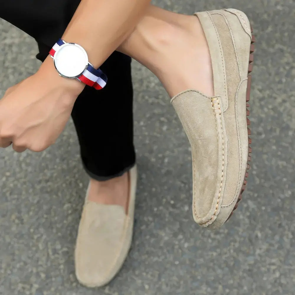 Heren Luxe Suède Comfortabel Slip-on Loafer Mules VIQA© NEDERLAND