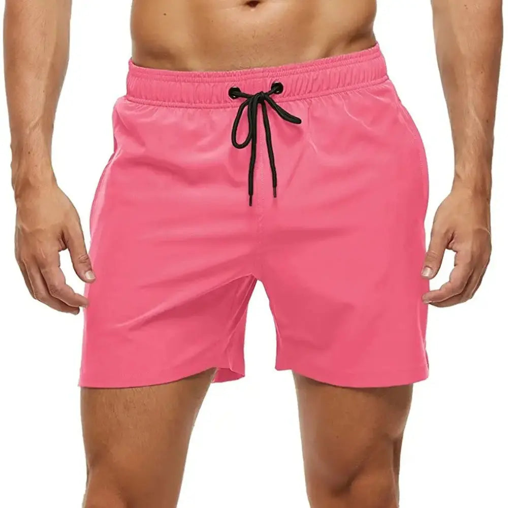 Heren Strand Zwembroek Zwemshort Met Zakken VIQA© NEDERLANDRoze-40