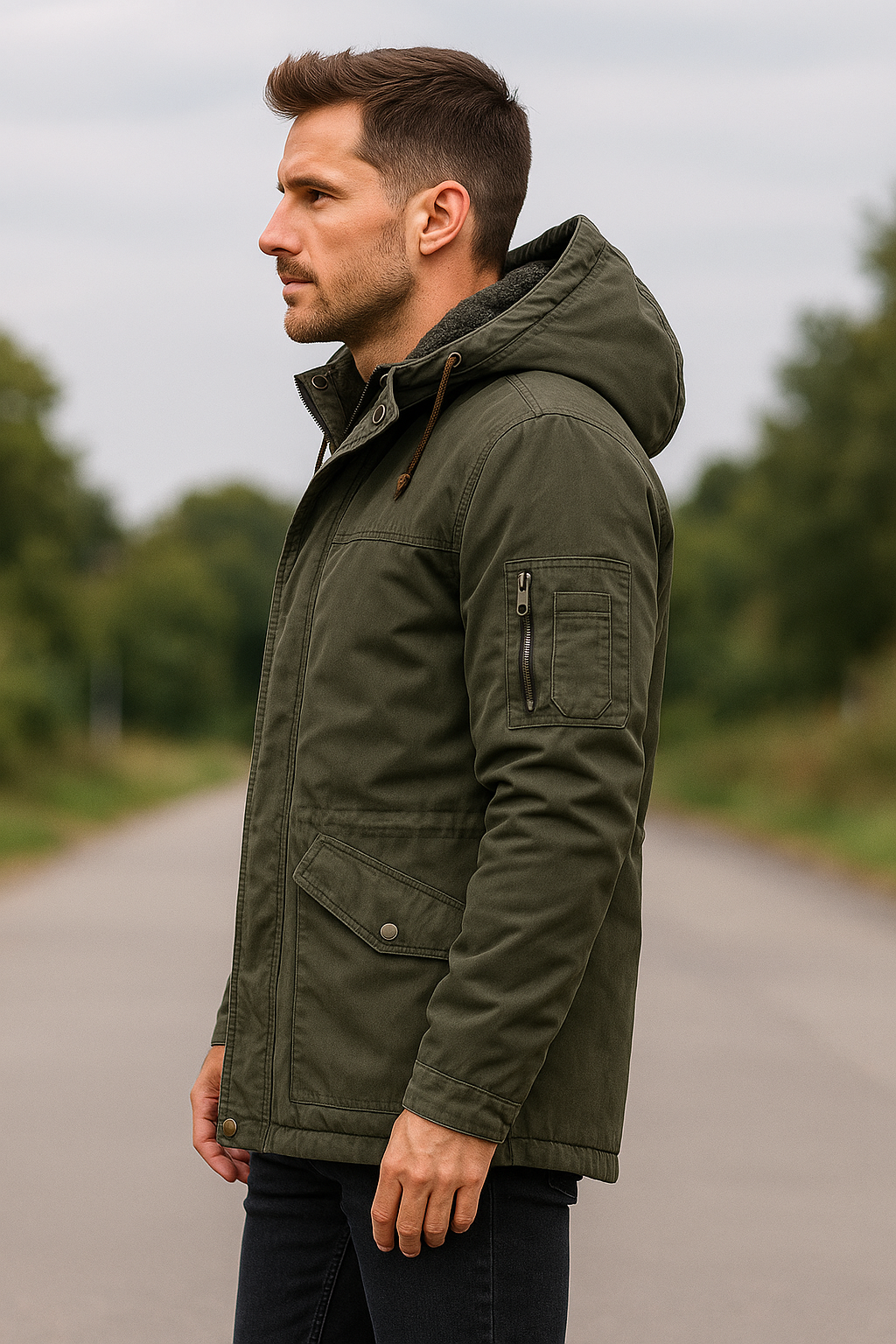 Heren Winter Parka Jas, Dikke Fleece Katoen Capuchon Militaire Winddichte Warme Mantel | VIQA VIQA© NEDERLAND