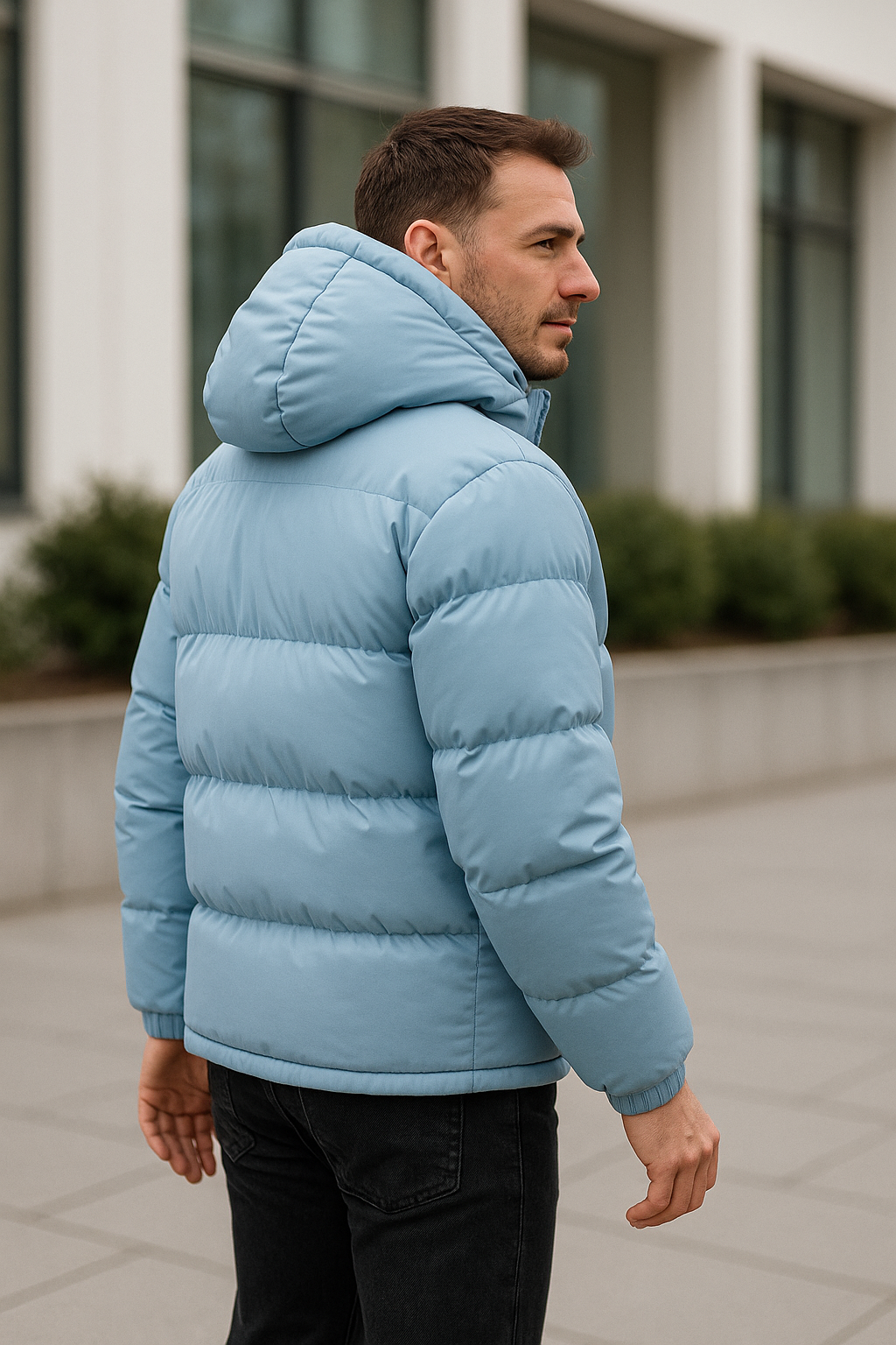 Heren Pufferjas, Dikke Warme Jas Met Capuchon, Winter Losse Broodstijl Bovenkleding | VIQA VIQA© NEDERLAND