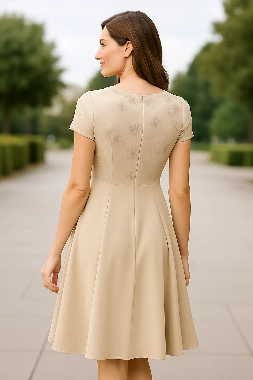 Angie Elegante Maxi Kanten Feestjurk VIQA© NEDERLAND