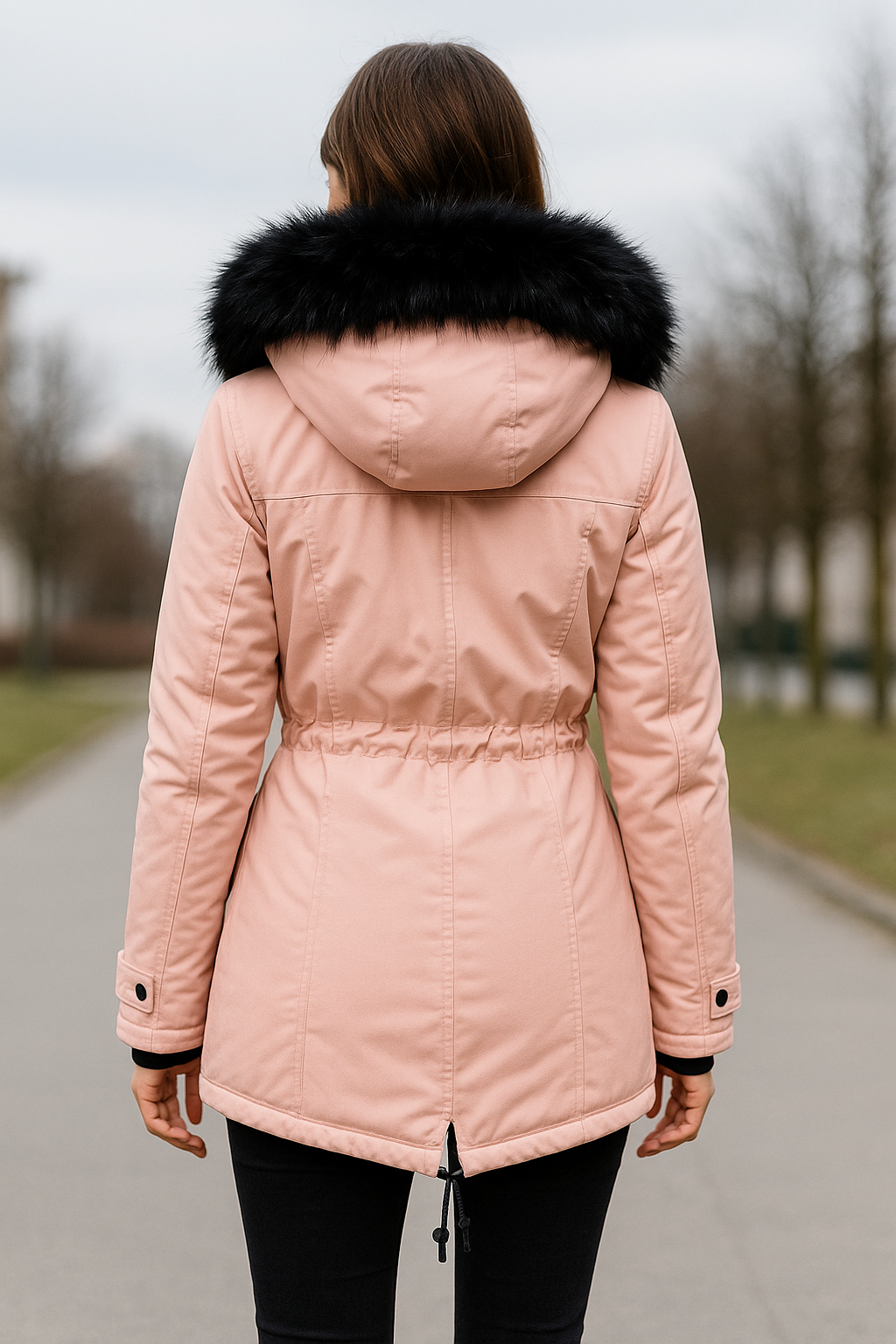 Dikke Pluche Parka Voor Dames, Winterjack Van Katoen Met Capuchon En Bontkraag, Warme Jas | VIQA VIQA© NEDERLAND