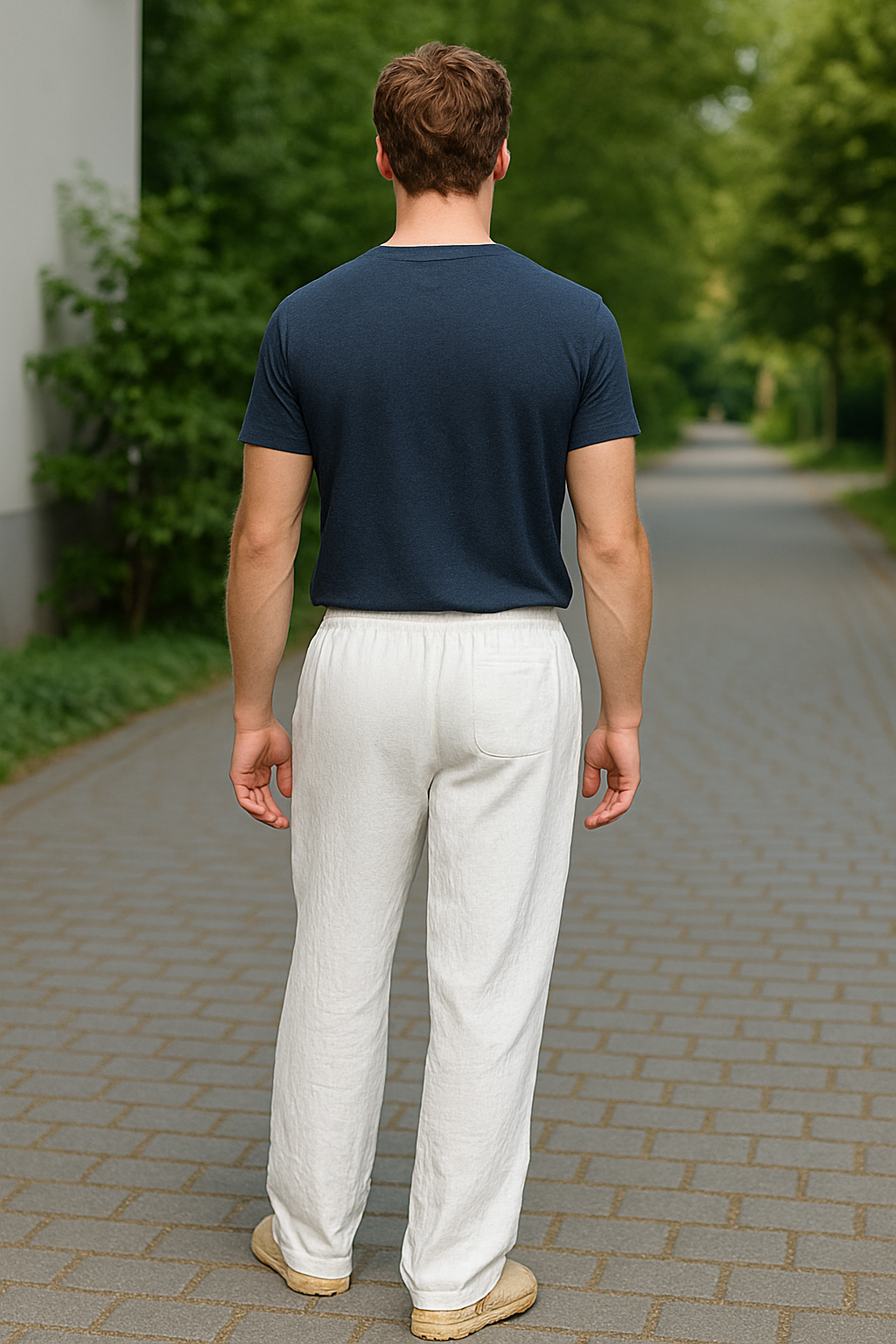 Herenbroek Met Rechte Pijpen, Lichtgewicht Ademende Casual Strandbroek | VIQA VIQA© NEDERLAND