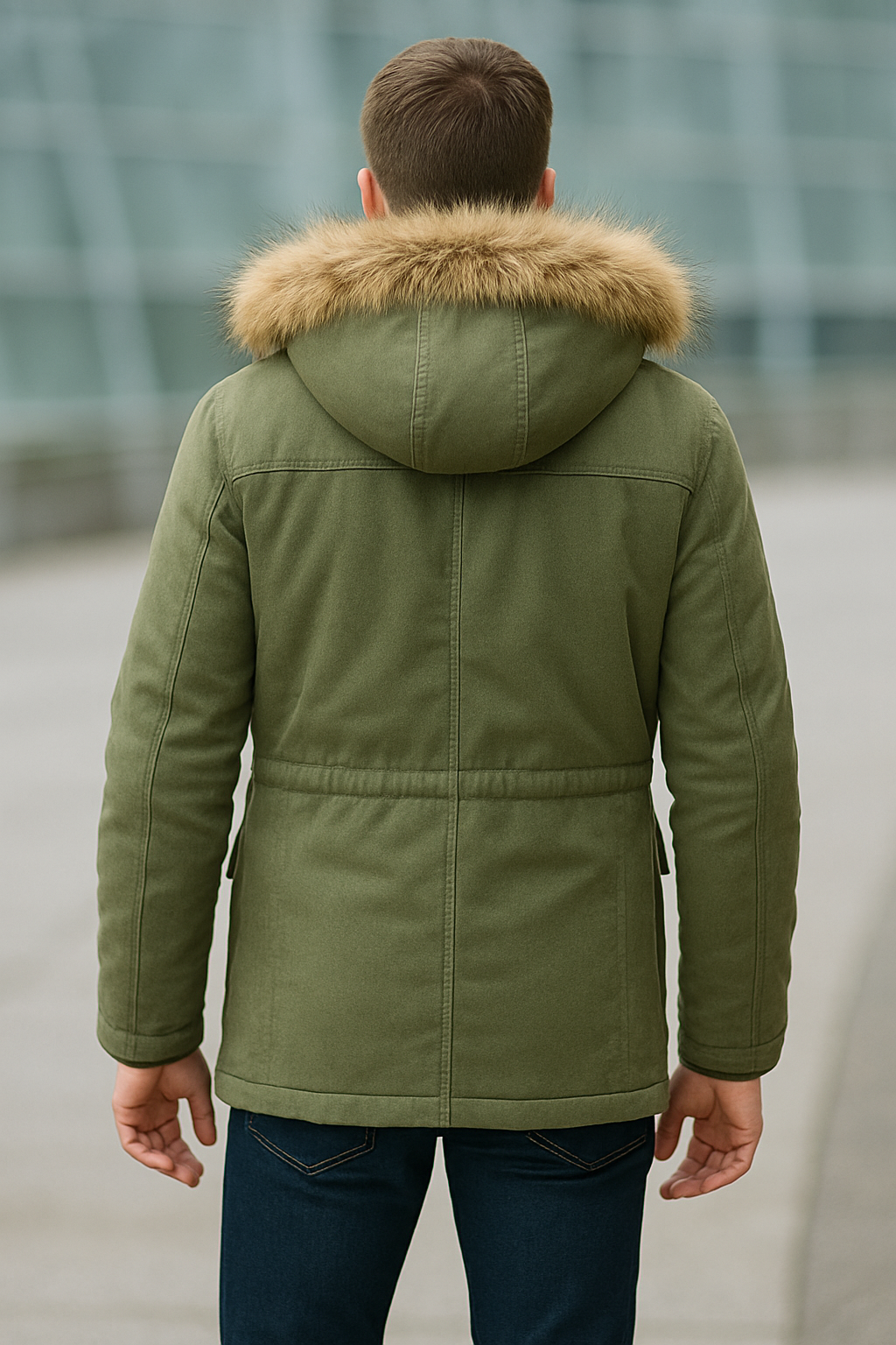 Heren Winterparka, Dikke Fluwelen Outdoorjas Met Meerdere Zakken, Warme Casual Parka | VIQA VIQA© NEDERLAND