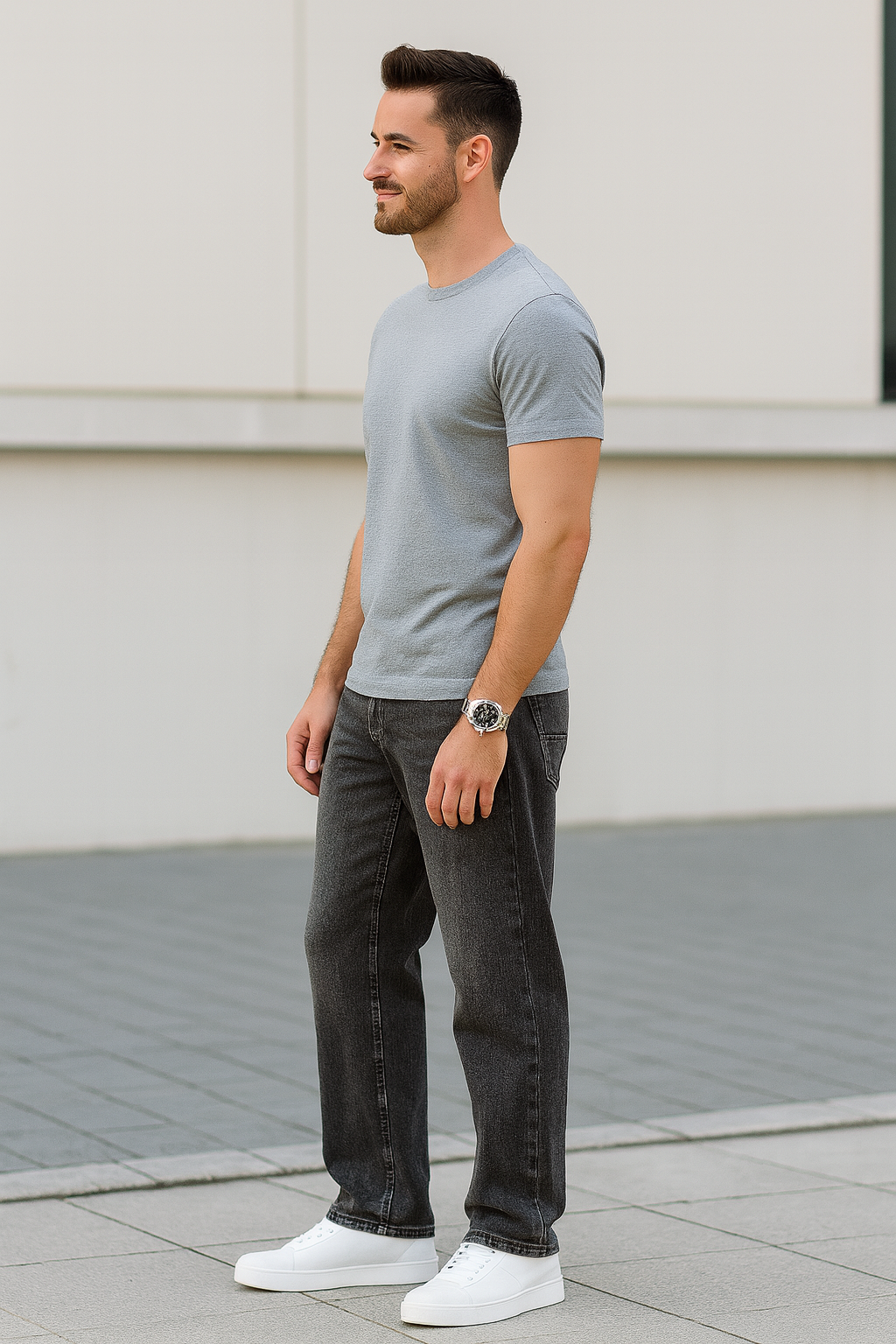 Dunne Zachte Spijkerbroek Voor Heren, Rechte Losse Comfortabele Casual Broek | VIQA VIQA© NEDERLAND