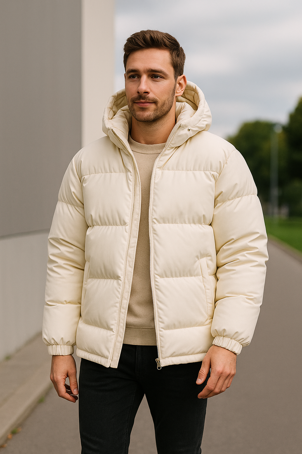 Heren Parka Jas Met Capuchon, Dikke Katoen Gewatteerde Winterjas, Casual Warme Streetwear | VIQA VIQA© NEDERLAND