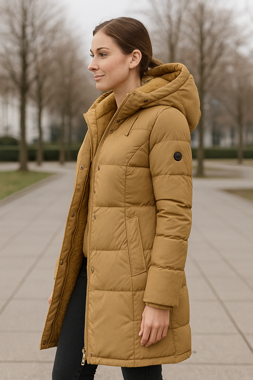 Dames Winterjas Met Capuchon, Dikke, Warm Gevoerde Jas, Lichtgewicht Regenjas | VIQA VIQA© NEDERLAND