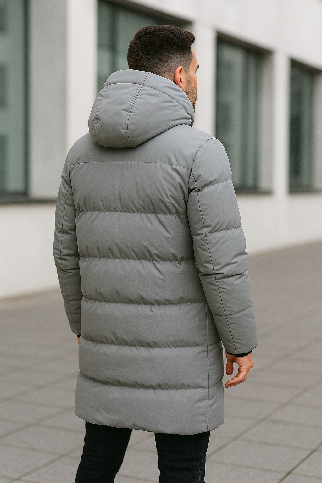 Heren Lange Parka Puffer Jas, Dikke Winter Warme Donsjas Streetwear | VIQA VIQA© NEDERLAND