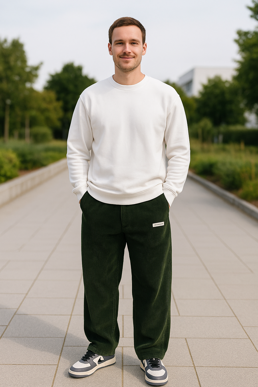 Heren Wijde Sweatpants, Losse Pasvorm Lange Broek Met Middelhoge Taille, Lichtgewicht Casual Stijl | VIQA VIQA© NEDERLAND
