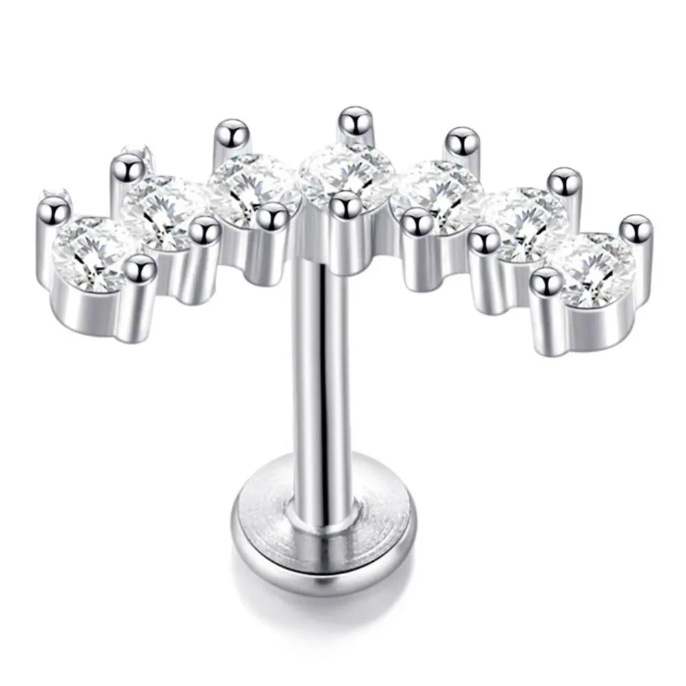 Dames Oorbel Met Bloem Tragus Piercing VIQA© NEDERLAND