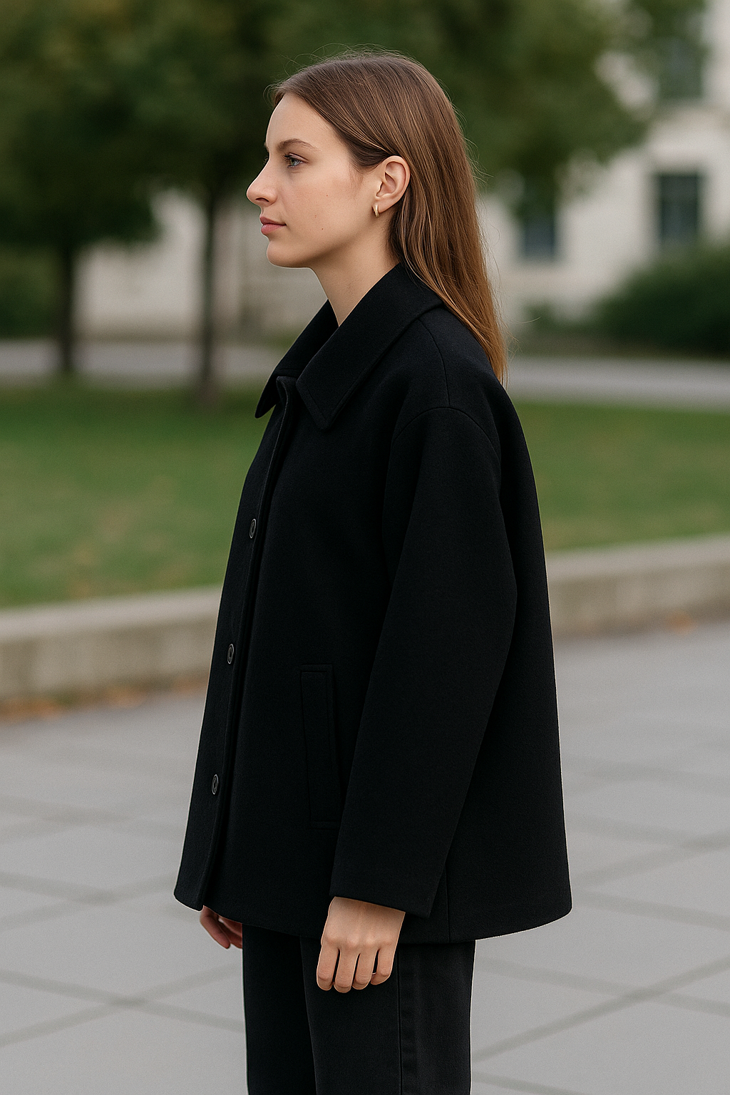 Lange Trenchcoat Voor Dames, Herfst En Winter Lange Mouwen Bomberjas | VIQA VIQA© NEDERLAND